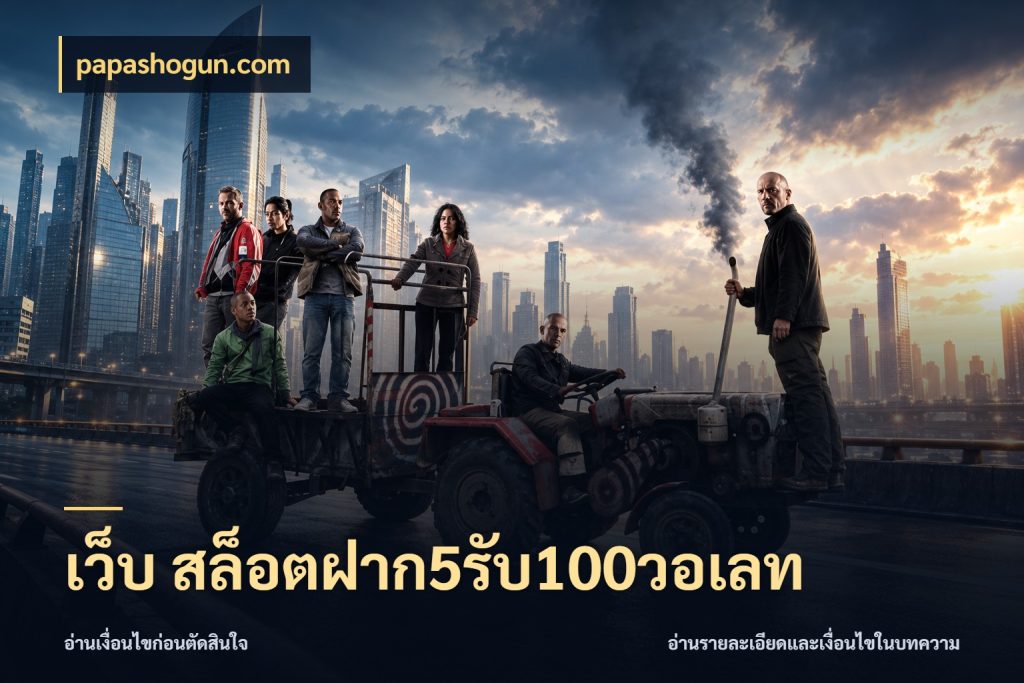 เว็บ สล็อตฝาก5รับ100วอเลท สีสันของโปรฝากและยอดรับ ในมุม papashogun.com
