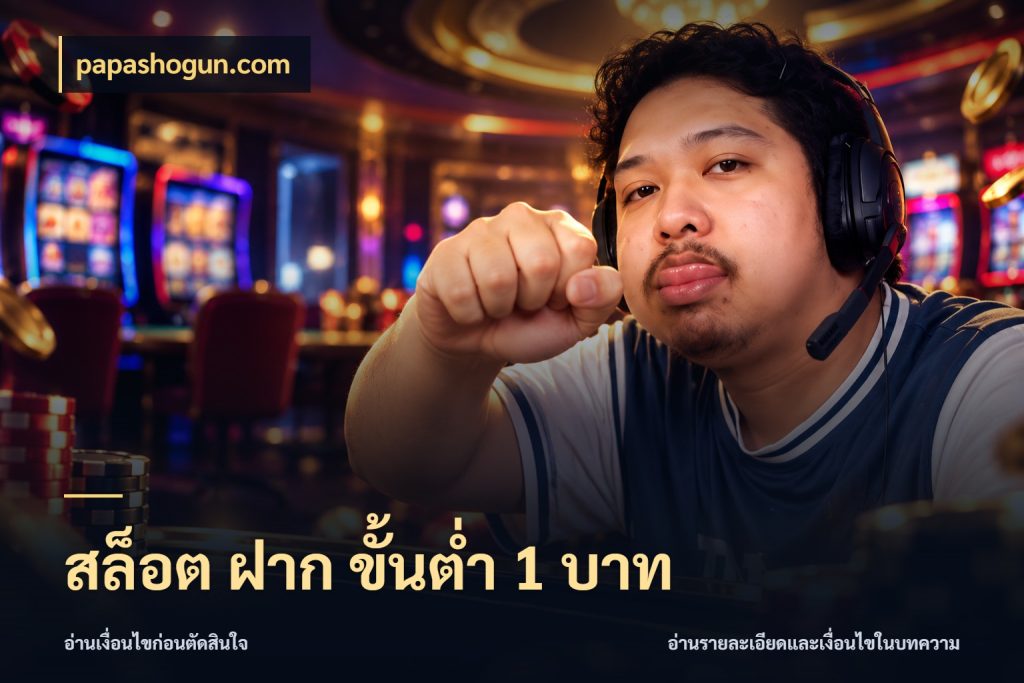 สล็อต ฝาก ขั้นต่ำ 1 บาท papashogun.com ยอดเริ่มต้นน่าจับตากับสิทธิ์ที่เกี่ยวข้อง