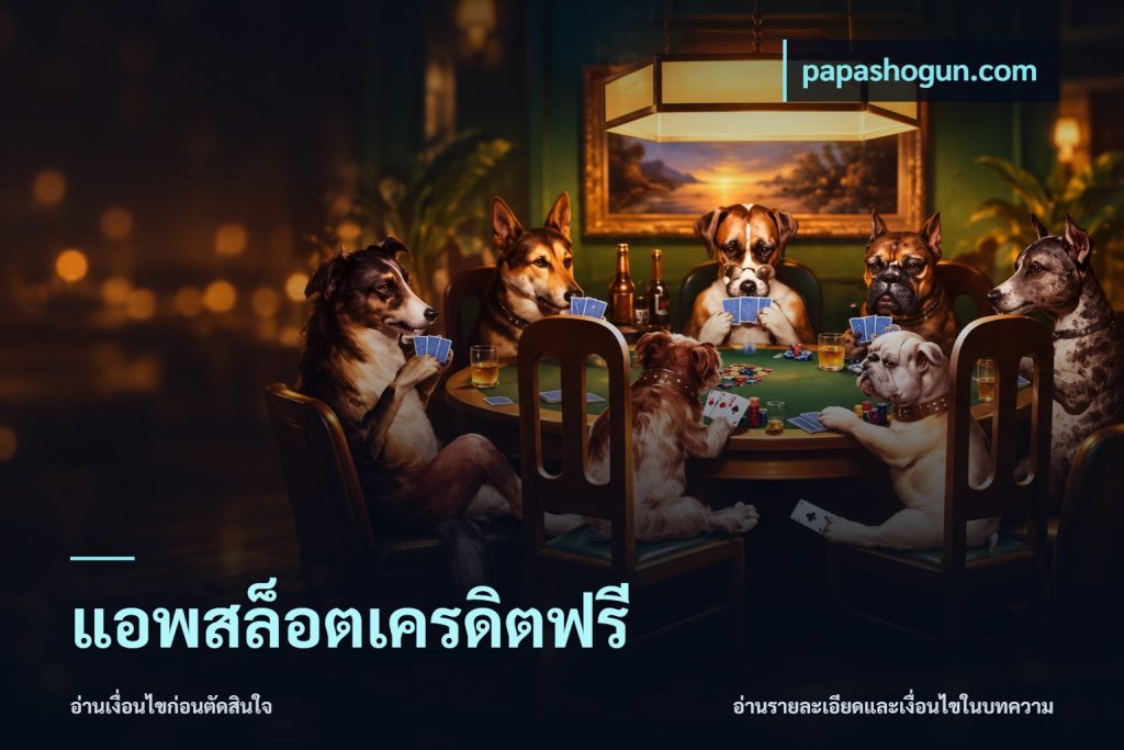 แอพสล็อตเครดิตฟรี