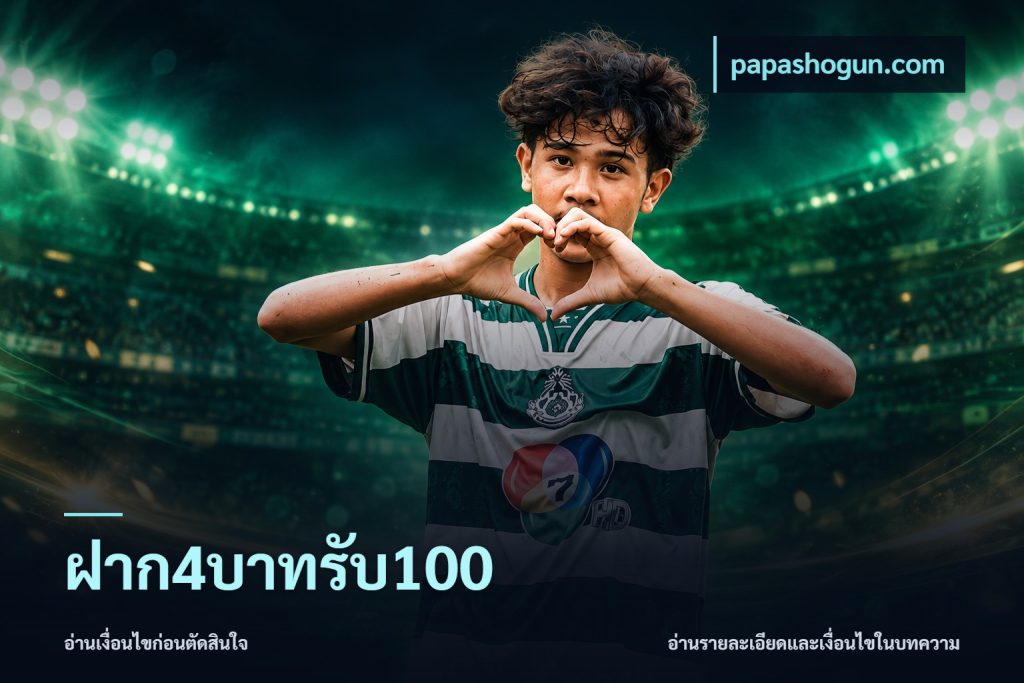 ฝาก4บาทรับ100