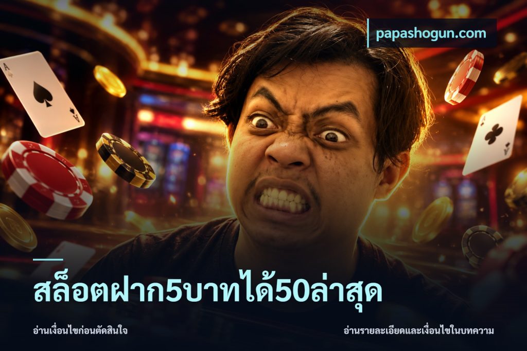 สล็อตฝาก5บาทได้50ล่าสุด