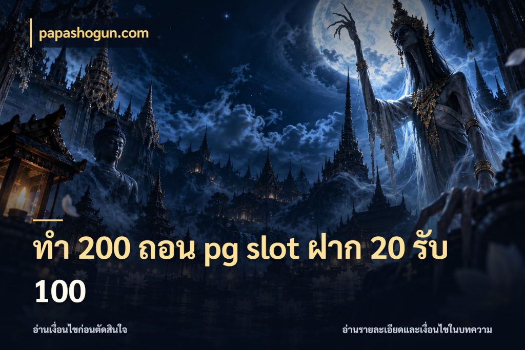 ทํา 200 ถอน pg slot ฝาก 20 รับ 100 papashogun.com ยอดฝากและยอดรับในมุมของคนชอบลุ้น