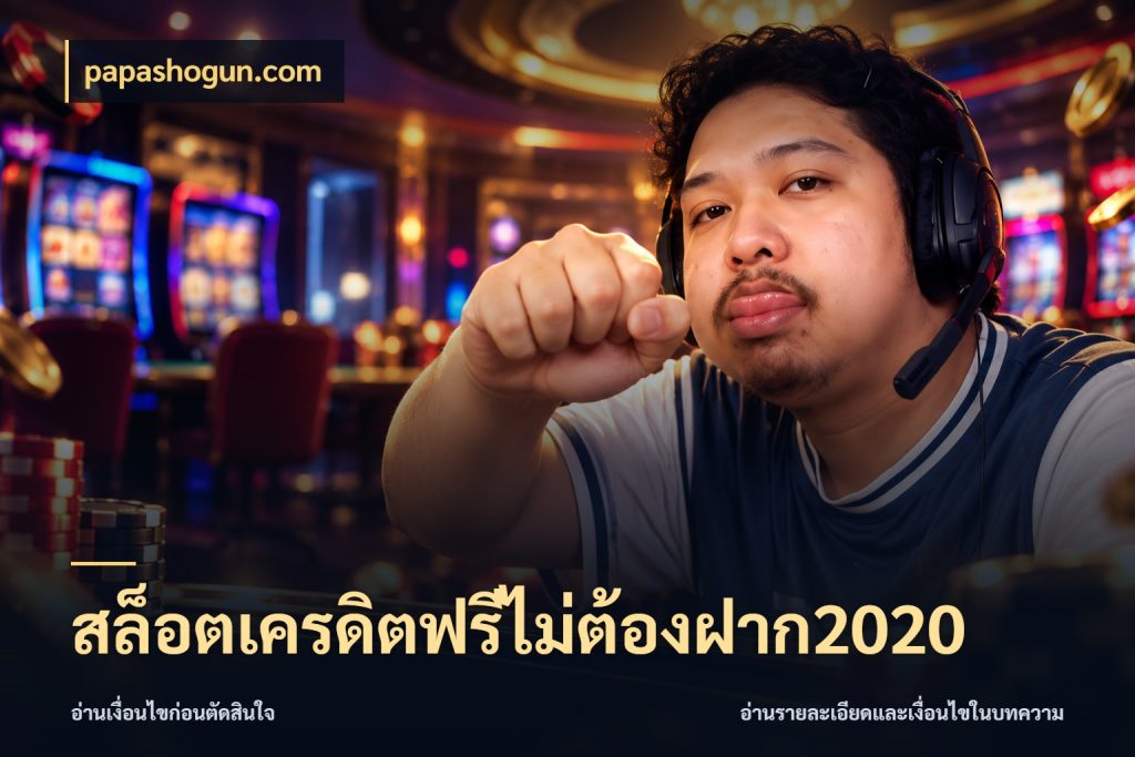 สล็อตเครดิตฟรีไม่ต้องฝาก2020 papashogun.com เครดิตฟรีกับจังหวะลุ้นที่คุณเลือก
