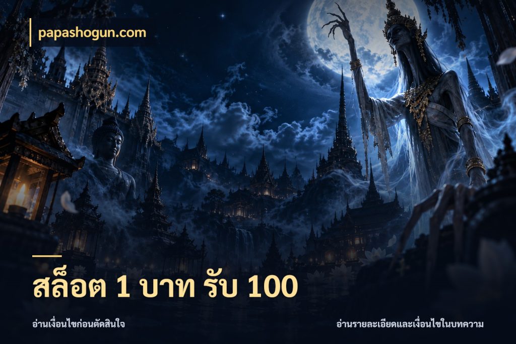 สล็อต 1 บาท รับ 100 จับประเด็นยอดรับก่อนเลือกความสนุก กับ papashogun.com