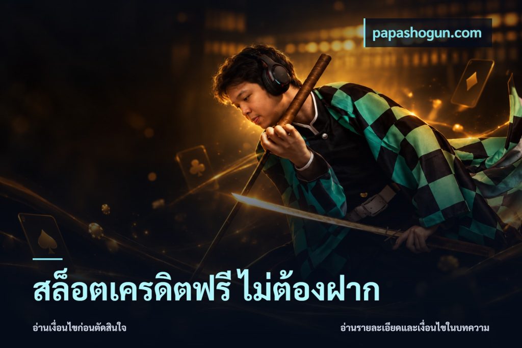 สล็อตเครดิตฟรี ไม่ต้องฝาก