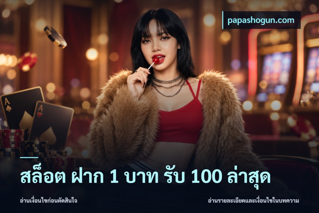 สล็อต ฝาก 1 บาท รับ 100 ล่าสุด