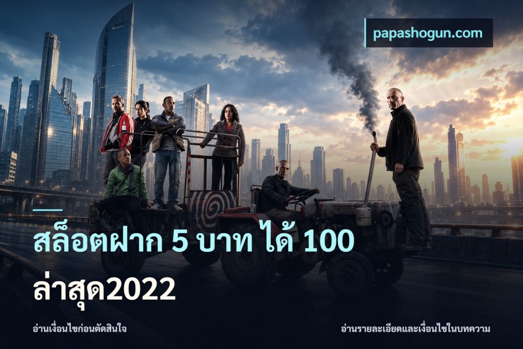 สล็อตฝาก 5 บาท ได้ 100 ล่าสุด2022
