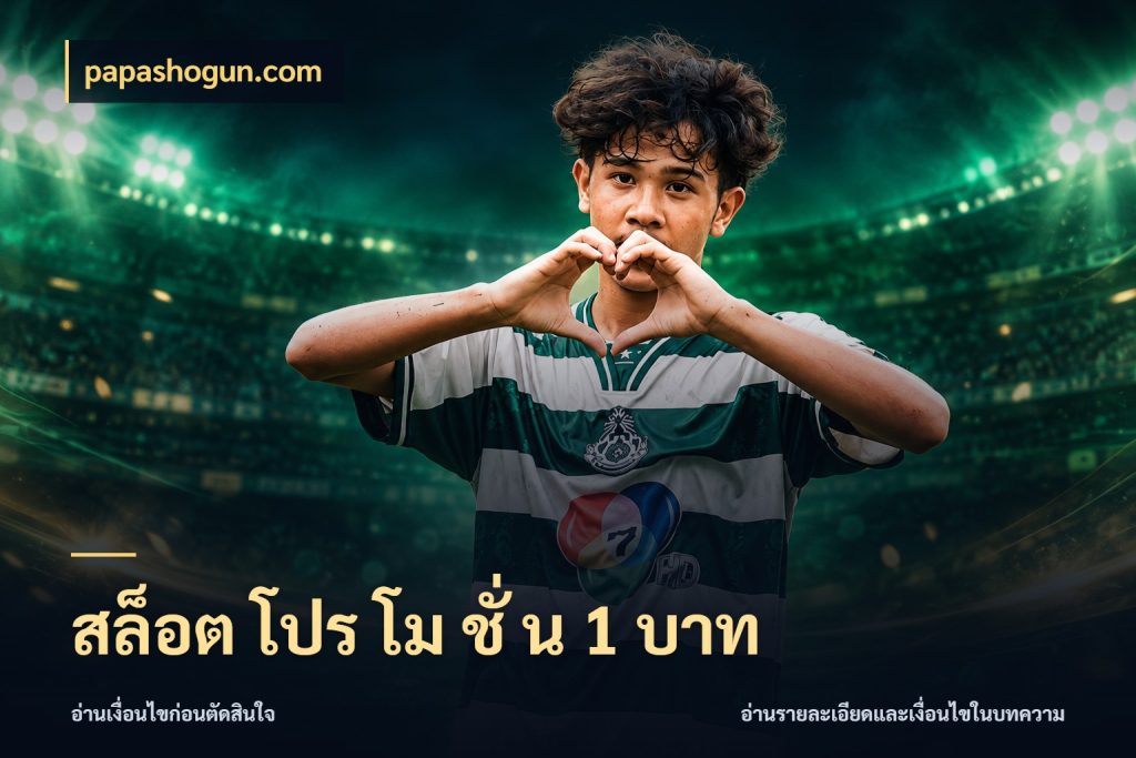 สล็อต โปร โม ชั่ น 1 บาท จำนวนเริ่มต้นกับสไตล์เกมที่ชอบ กับ papashogun.com