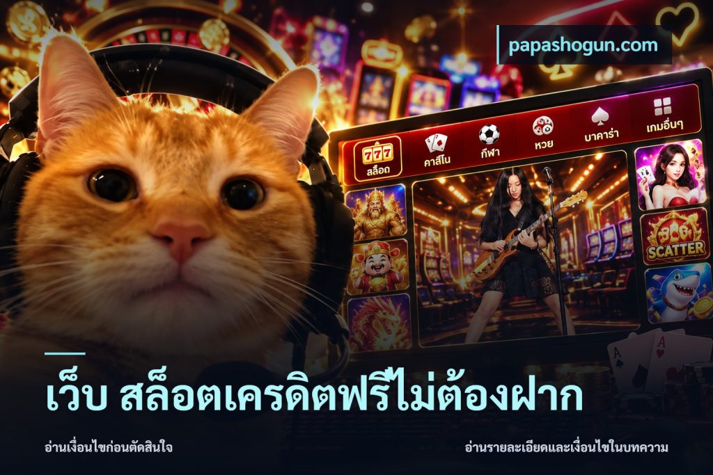 เว็บ สล็อตเครดิตฟรีไม่ต้องฝาก