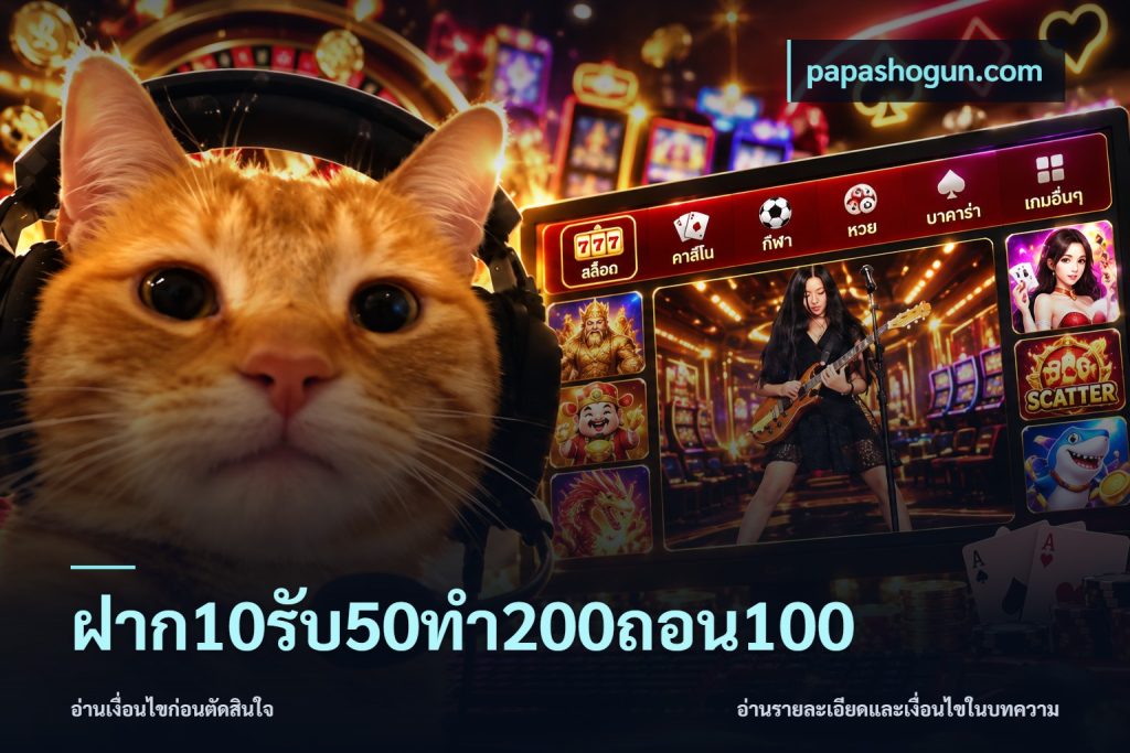 ฝาก10รับ50ทํา200ถอน100