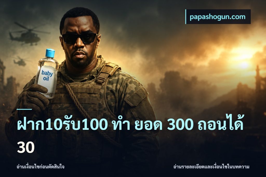ฝาก10รับ100 ทํา ยอด 300 ถอนได้ 30