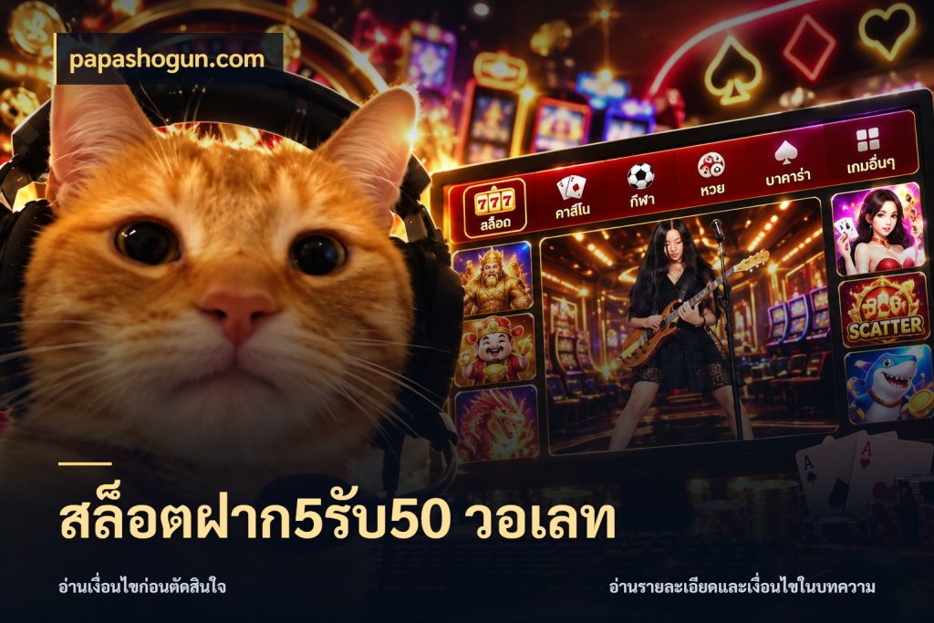 สล็อตฝาก5รับ50 วอเลท โปรกับเกมที่ชอบเลือกให้ตรงสไตล์ สไตล์ papashogun.com