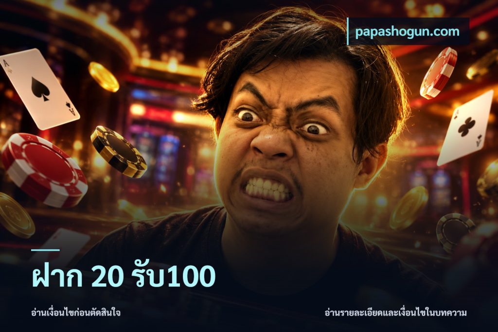 ฝาก 20 รับ100