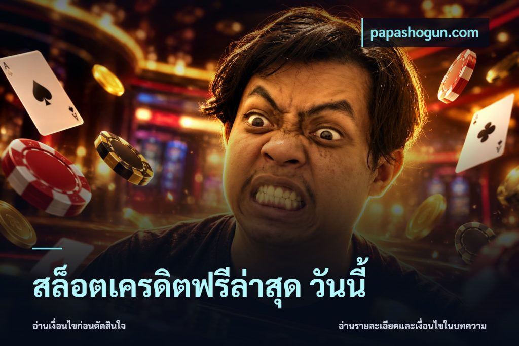 สล็อตเครดิตฟรีล่าสุด วันนี้