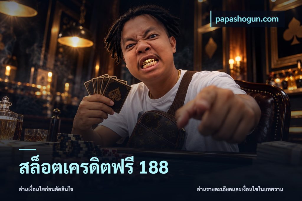 สล็อตเครดิตฟรี 188