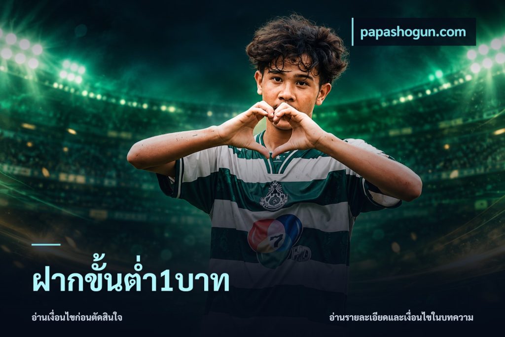 ฝากขั้นต่ำ1บาท