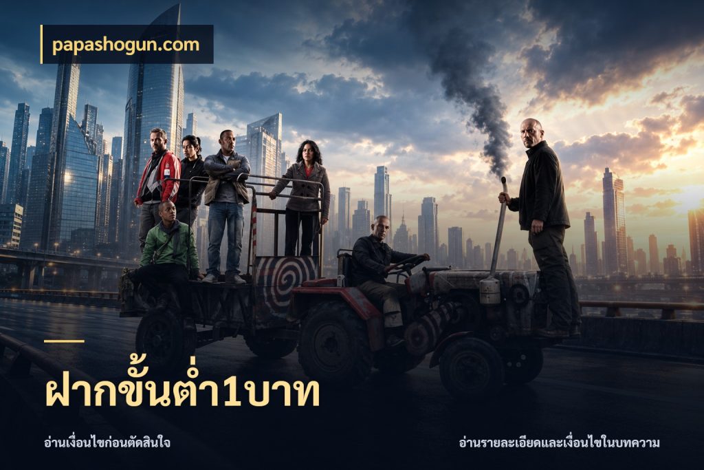 ฝากขั้นต่ำ1บาท เปิดมุมยอดเริ่มต้นสำหรับคนชอบเกม ในมุม papashogun.com
