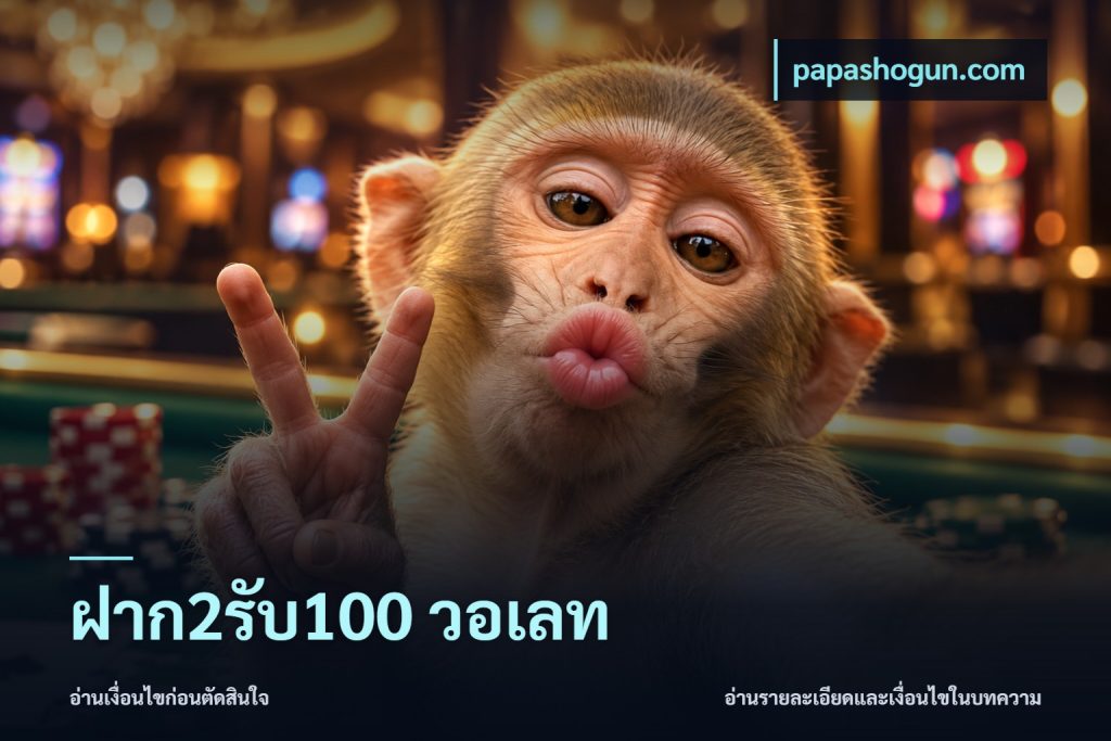 ฝาก2รับ100 วอเลท