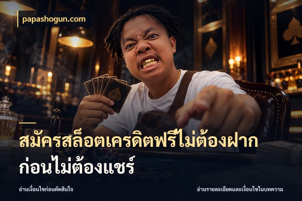 สมัครสล็อตเครดิตฟรีไม่ต้องฝากก่อนไม่ต้องแชร์ เครดิตแต่ละรูปแบบมีมุมไหนให้ดู สไตล์ papashogun.com