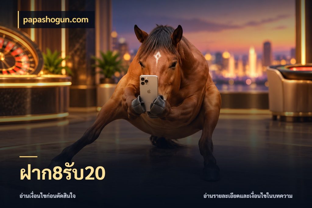 ฝาก8รับ20 โปรยอดรับที่สายเกมสนใจ กับ papashogun.com
