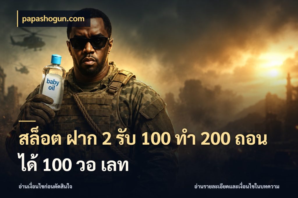 สล็อต ฝาก 2 รับ 100 ทํา 200 ถอนได้ 100 วอ เลท papashogun.com รูปแบบโบนัสกับสิทธิ์ของสายเกม