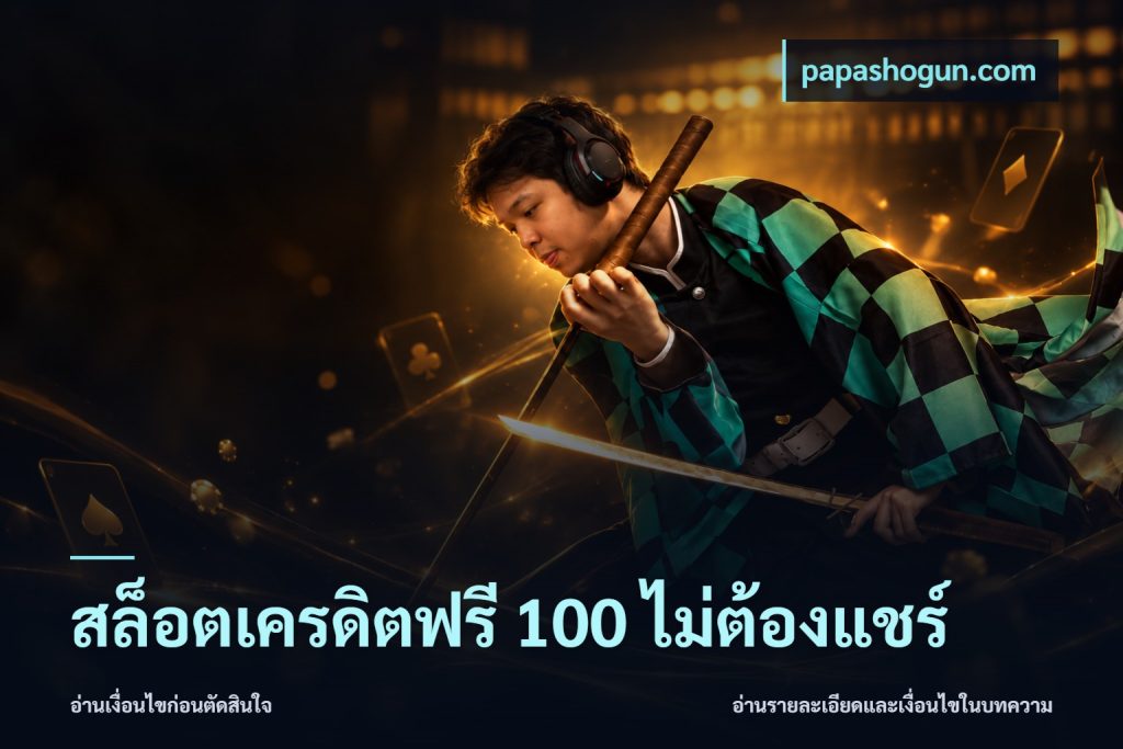 สล็อตเครดิตฟรี 100 ไม่ต้องแชร์