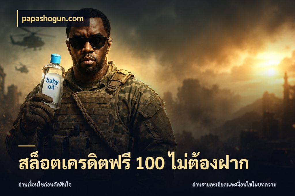 สล็อตเครดิตฟรี 100 ไม่ต้องฝาก เครดิตฟรีกับจังหวะลุ้นที่คุณเลือก ในมุม papashogun.com