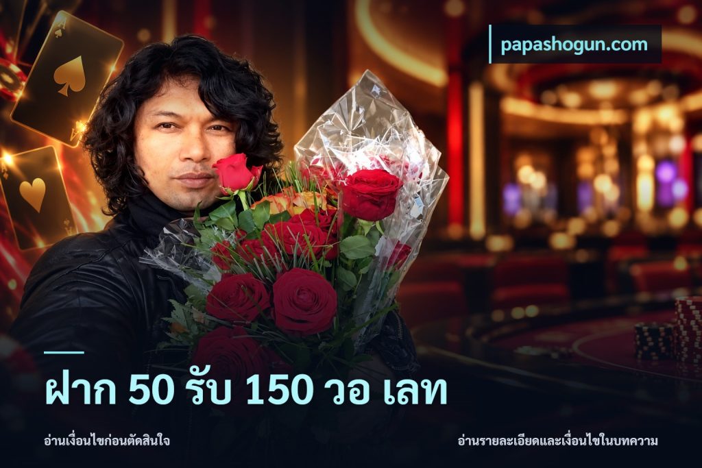 ฝาก 50 รับ 150 วอ เลท