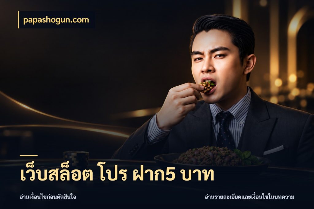 เว็บสล็อต โปร ฝาก5 บาท เปิดมุมยอดเริ่มต้นสำหรับคนชอบเกม กับ papashogun.com