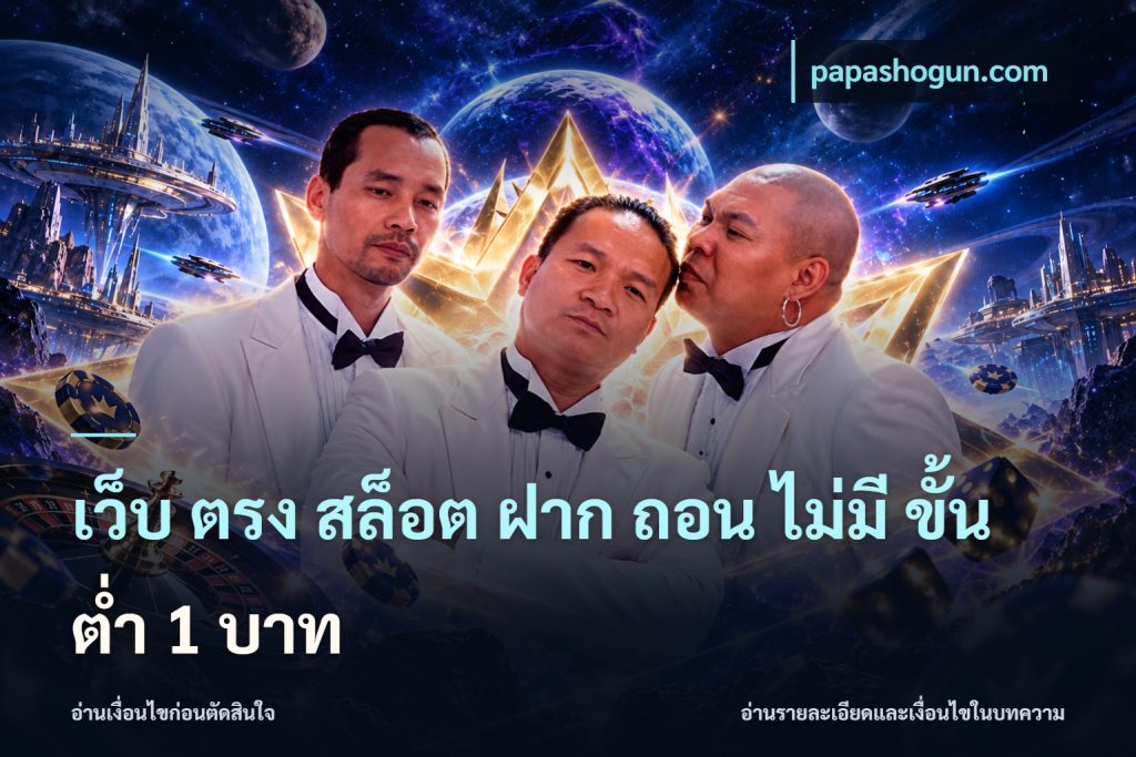 เว็บ ตรง สล็อต ฝาก ถอน ไม่มี ขั้น ต่ํา 1 บาท