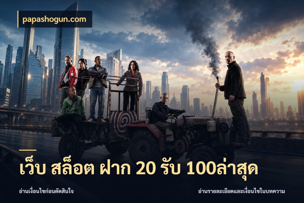 เว็บ สล็อต ฝาก 20 รับ 100ล่าสุด สนุกกับตัวเลือกโปรในสไตล์ของคุณ ในมุม papashogun.com