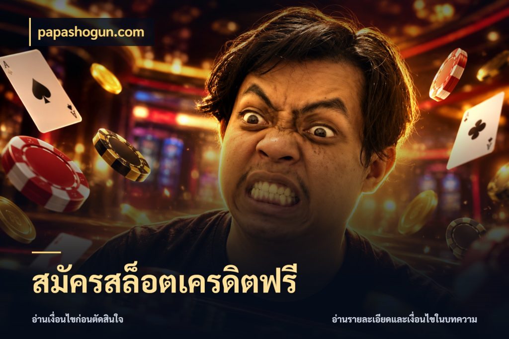 สมัครสล็อตเครดิตฟรี เครดิตแต่ละรูปแบบมีมุมไหนให้ดู ในมุม papashogun.com