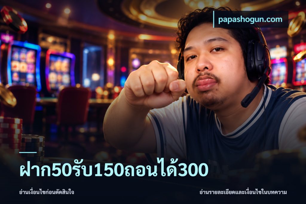 ฝาก50รับ150ถอนได้300