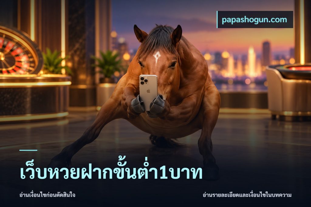 เว็บหวยฝากขั้นต่ำ1บาท