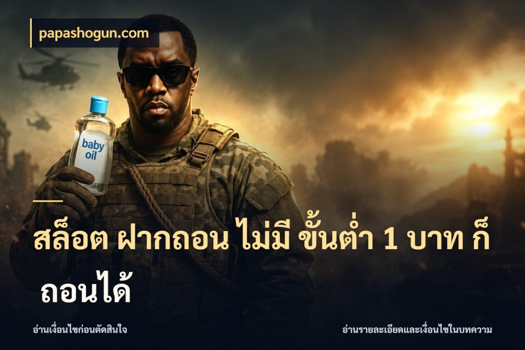 สล็อต ฝากถอน ไม่มี ขั้นต่ำ 1 บาท ก็ ถอนได้ papashogun.com มุมสนุกของคนที่กำหนดขอบเขตตัวเอง