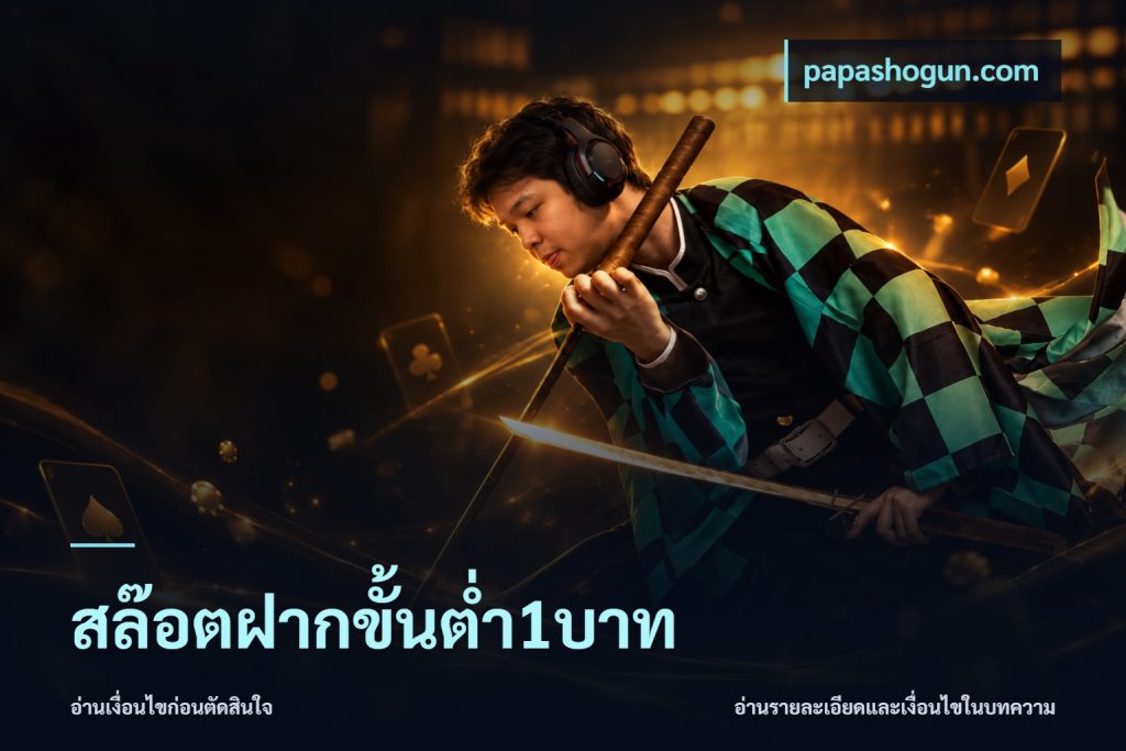สล๊อตฝากขั้นต่ำ1บาท