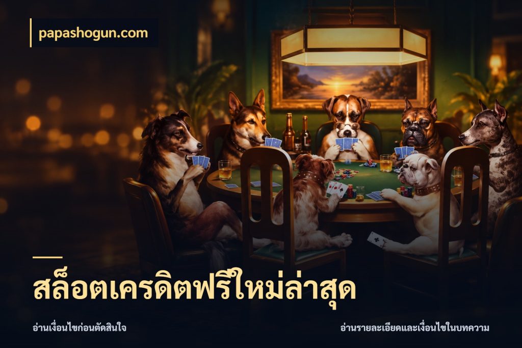 สล็อตเครดิตฟรีใหม่ล่าสุด สีสันของเครดิตฟรีและเกมแนวที่ชอบ กับ papashogun.com
