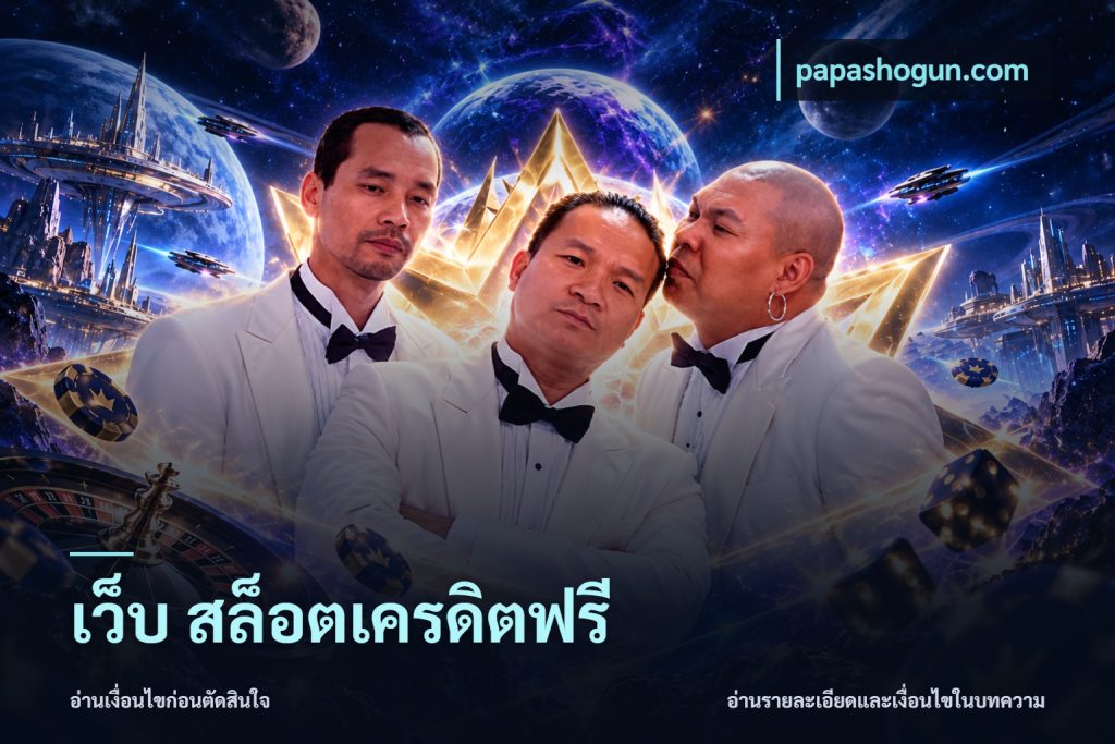 เว็บ สล็อตเครดิตฟรี