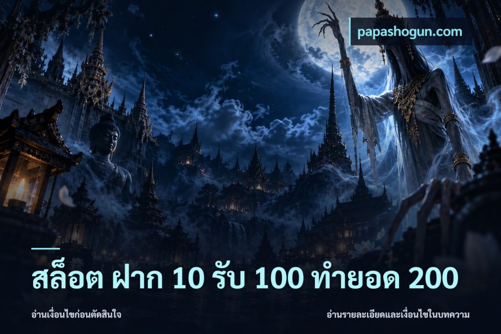 สล็อต ฝาก 10 รับ 100 ทำยอด 200