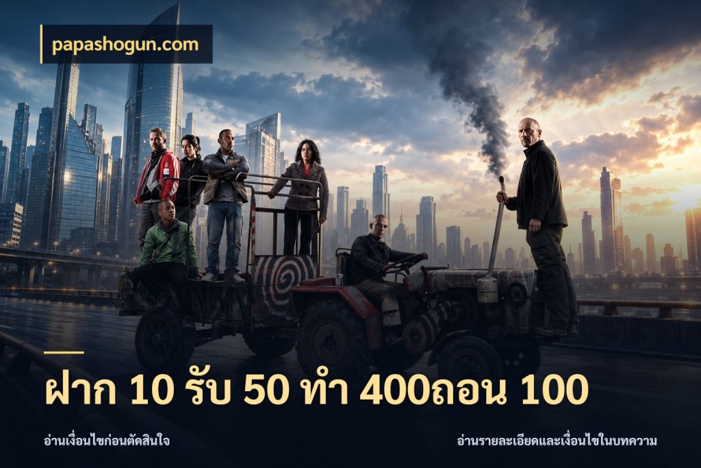 ฝาก 10 รับ 50 ทํา 400ถอน 100 จับคู่โบนัสกับสไตล์เกมที่ชอบ สไตล์ papashogun.com