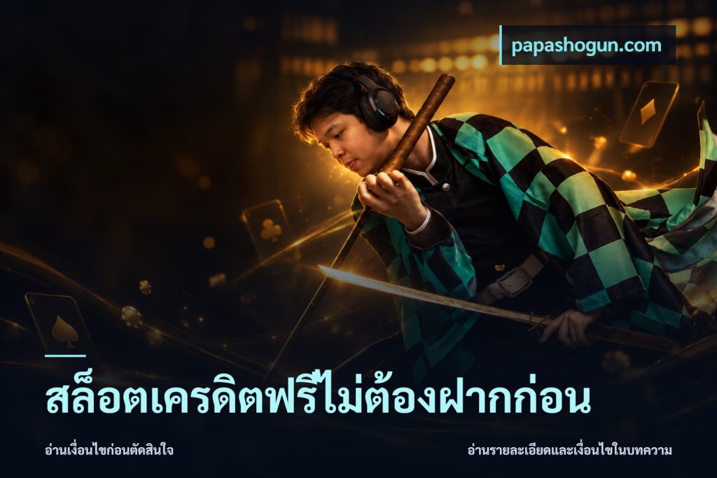 สล็อตเครดิตฟรีไม่ต้องฝากก่อน