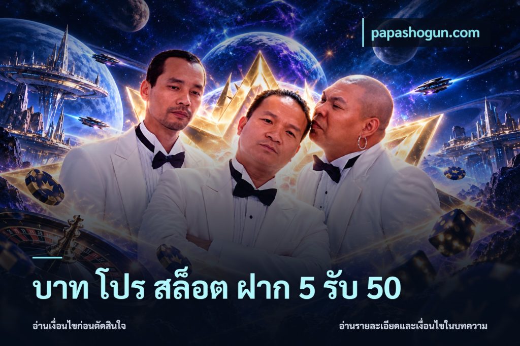 บาท โปร สล็อต ฝาก 5 รับ 50