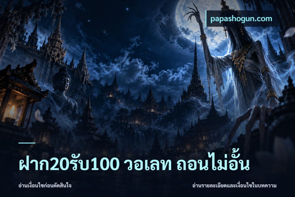 ฝาก20รับ100 วอเลท ถอนไม่อั้น