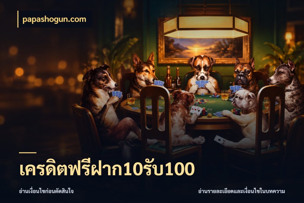 เครดิตฟรีฝาก10รับ100 รูปแบบโบนัสกับสิทธิ์ของสายเกม สไตล์ papashogun.com