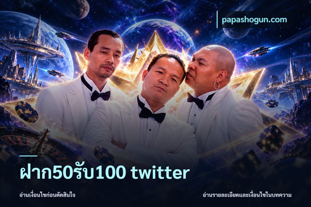 ฝาก50รับ100 twitter