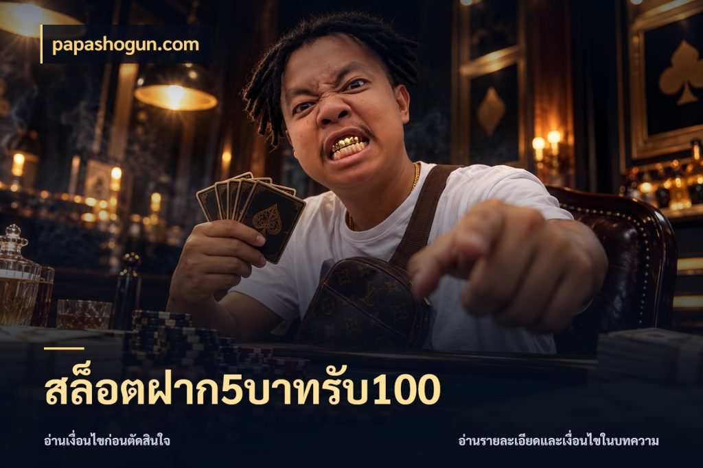 สล็อตฝาก5บาทรับ100 papashogun.com จับประเด็นยอดรับก่อนเลือกความสนุก