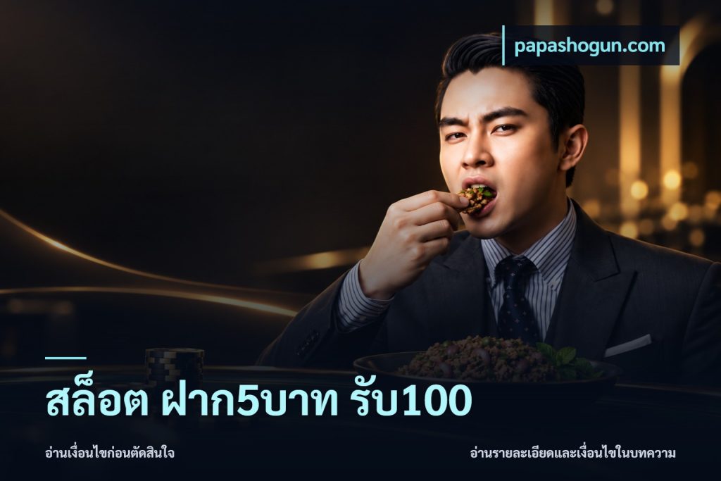 สล็อต ฝาก5บาท รับ100
