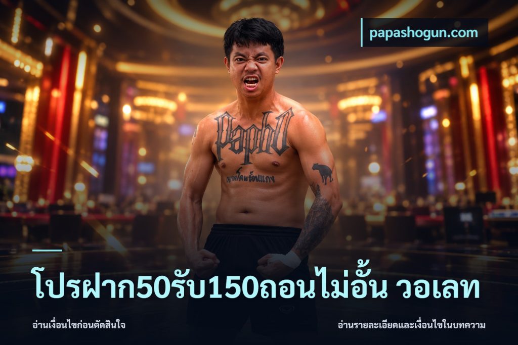 โปรฝาก50รับ150ถอนไม่อั้น วอเลท
