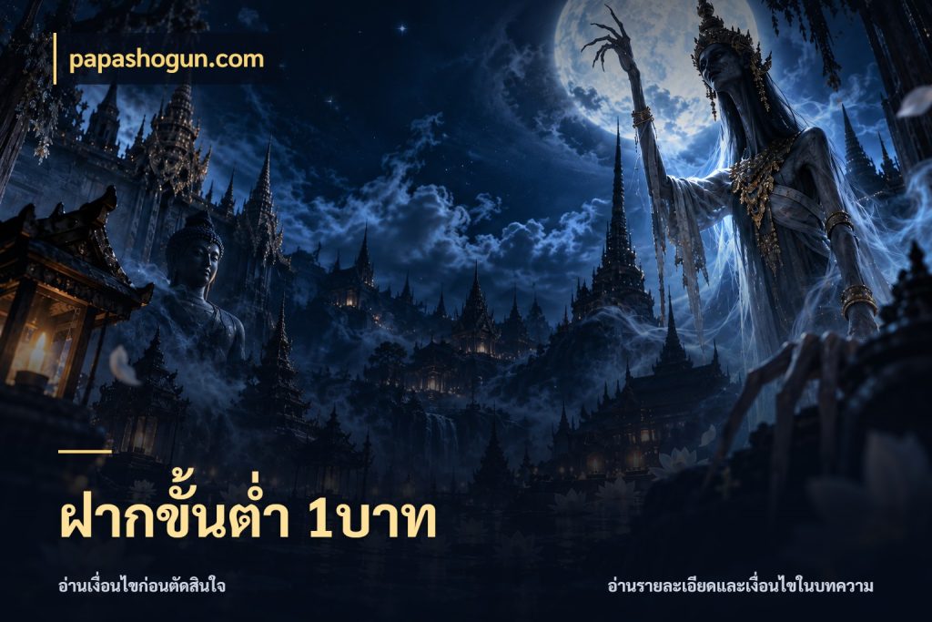 ฝากขั้นต่ำ 1บาท ทุนเบาก็มีสีสันในจังหวะของคุณ สไตล์ papashogun.com