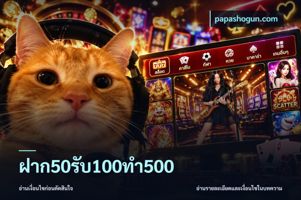 ฝาก50รับ100ทํา500